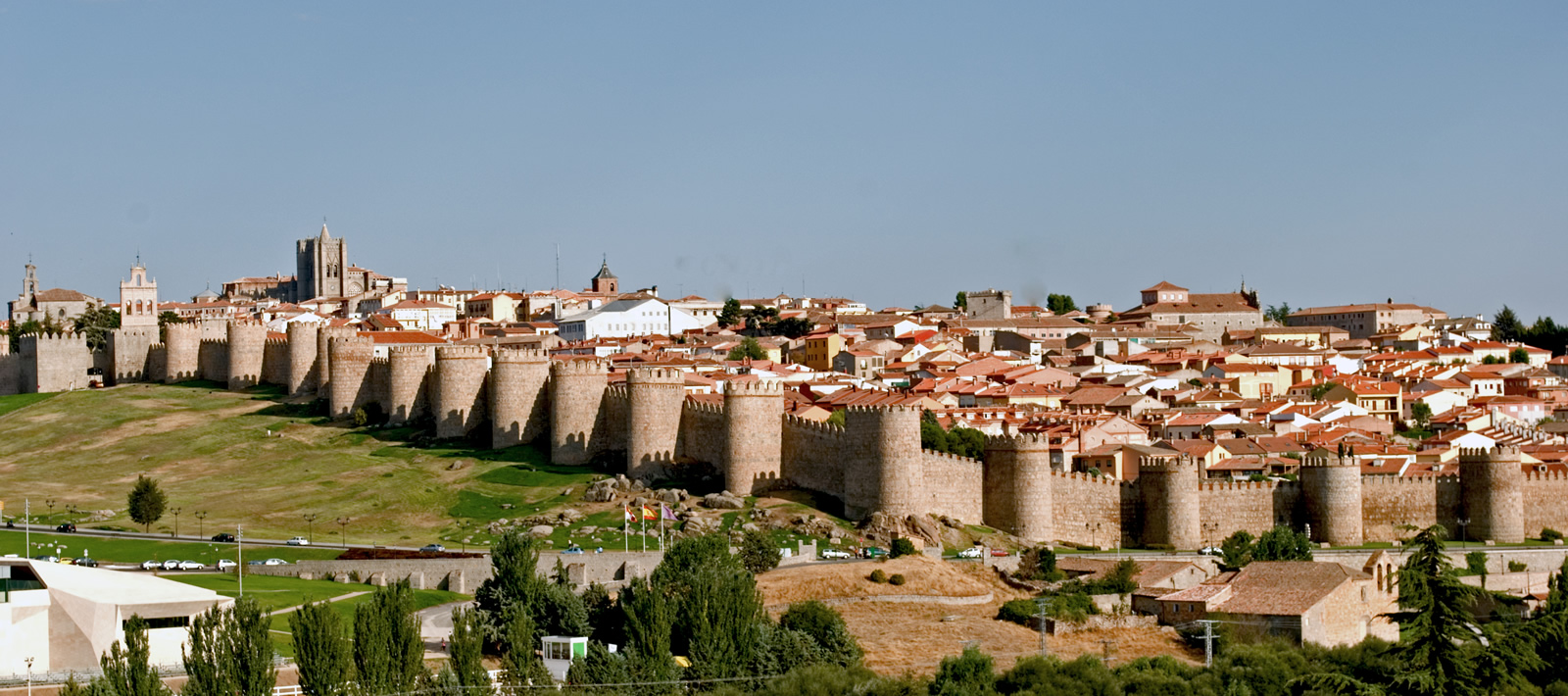 the city walls of Avila