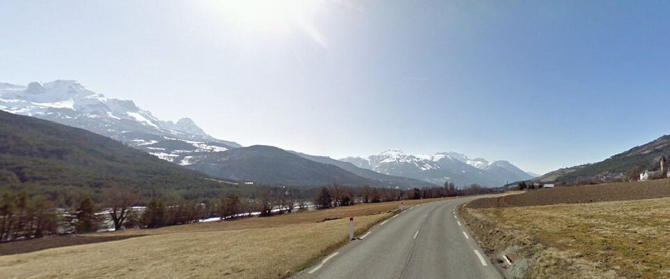 Approaching Barcelonnette, France