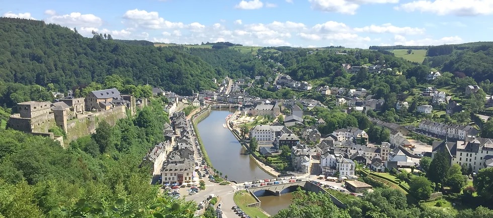 View down to Bouillon