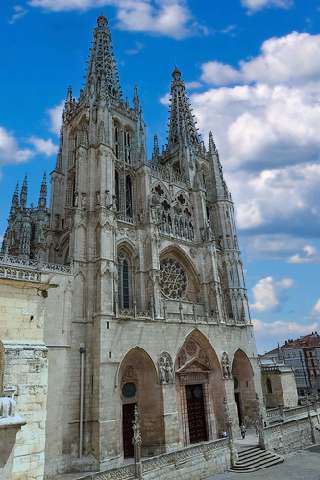 Front elevation of the Cathedral Santa Maria