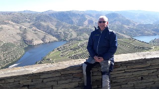  Douro Vineyards with river below