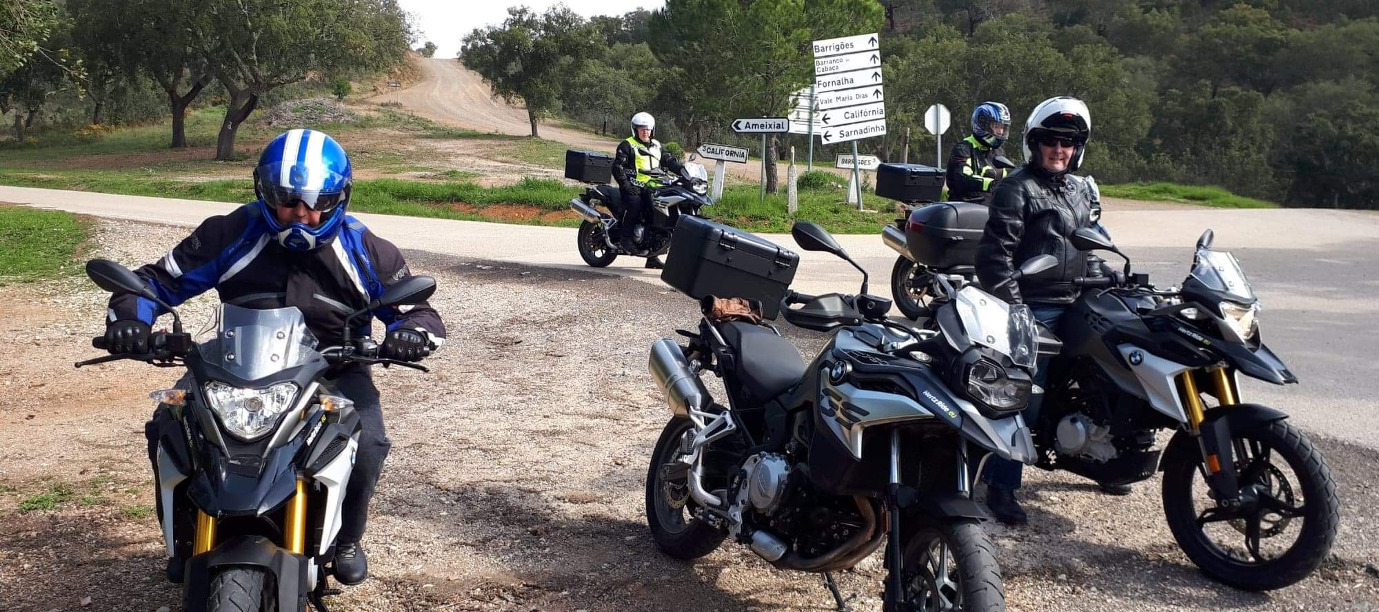 Bikers near California