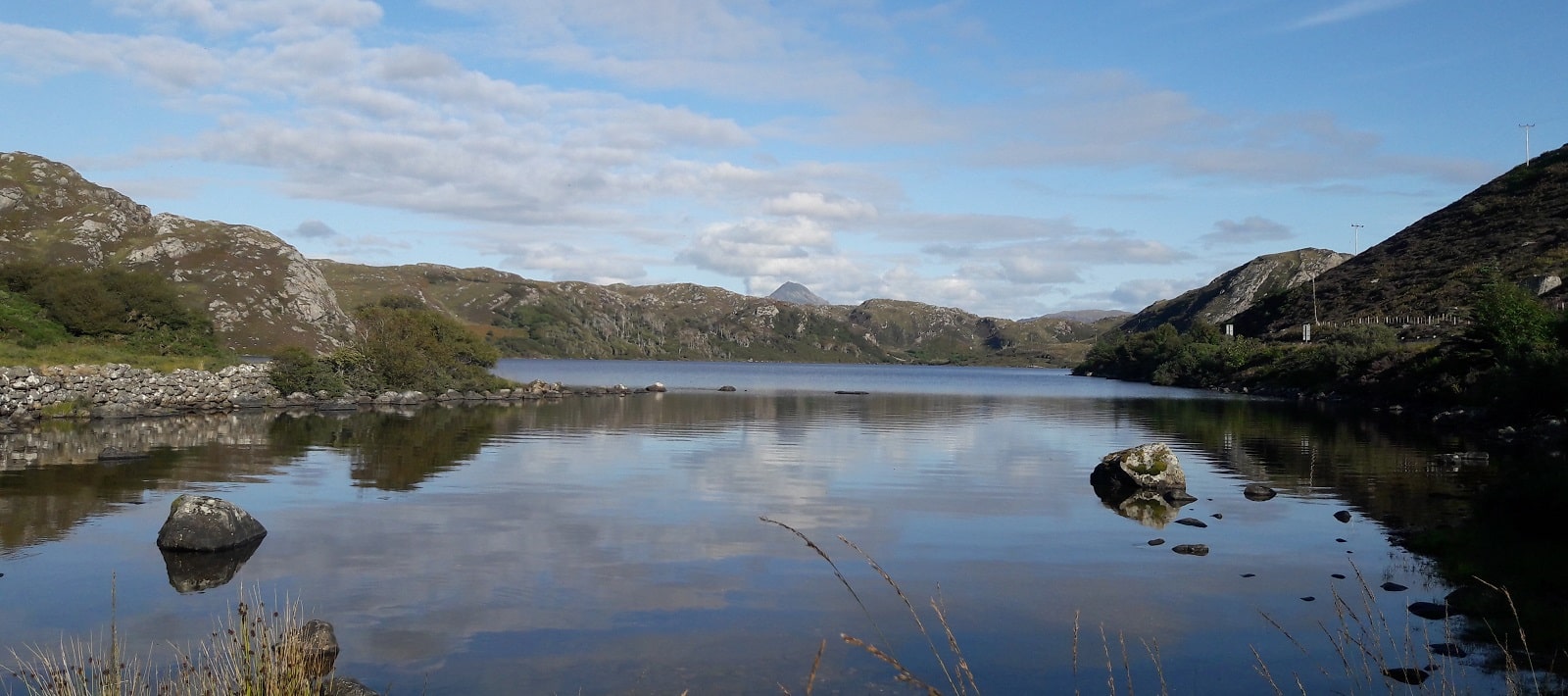 Looking east across Loch a Bhabaidh Daraich
