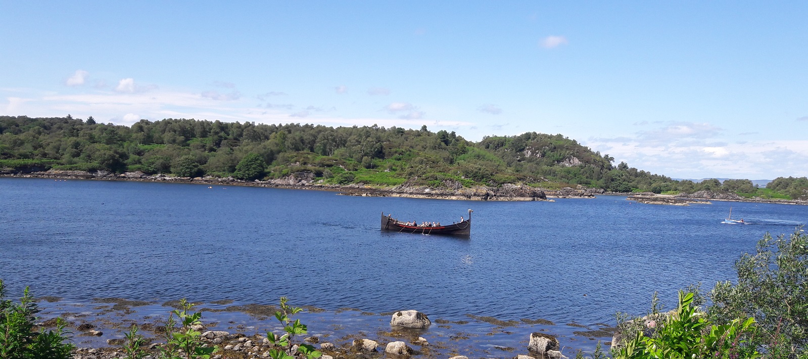 Viking Ship in Tarbert bay